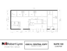 4300 N Central Expy, Dallas, TX à louer Plan d’étage– Image 1 sur 1
