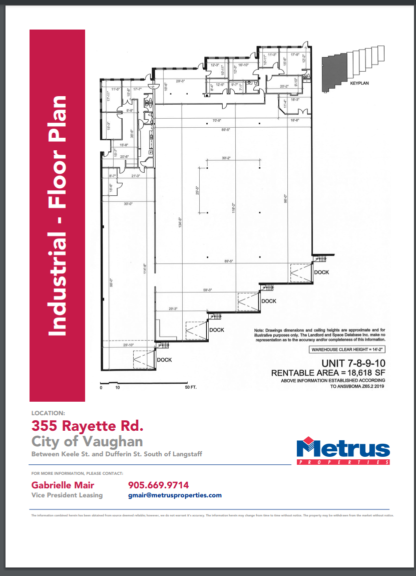 355 Rayette Rd, Concord, ON à louer Plan d’étage– Image 1 sur 1