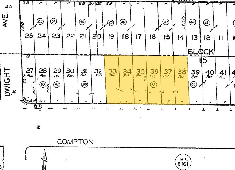 961 W Compton Blvd, Compton, CA à vendre - Plan cadastral – Image 2 sur 37