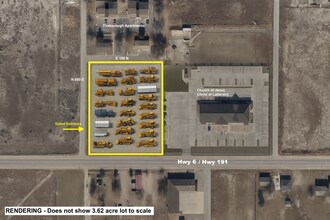 U.S. Highway 191 Hwy, Wellington, UT - Vue aérienne vue de carte