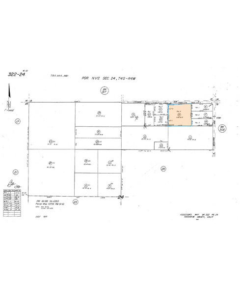 23805 Orange Ave, Perris, CA à vendre - Plan cadastral – Image 1 sur 1