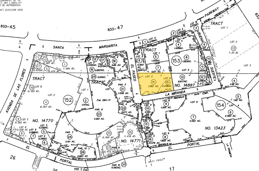22032 El Paseo, Rancho Santa Margarita, CA à louer - Plan cadastral – Image 2 sur 6