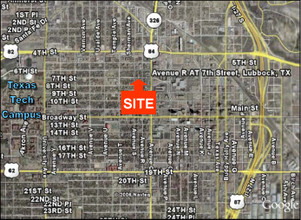 1800-1803 7th St, Lubbock, TX - VUE AÉRIENNE  vue de carte
