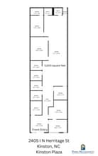 2400-2405 N Heritage St, Kinston, NC à louer Plan d’étage– Image 2 sur 2