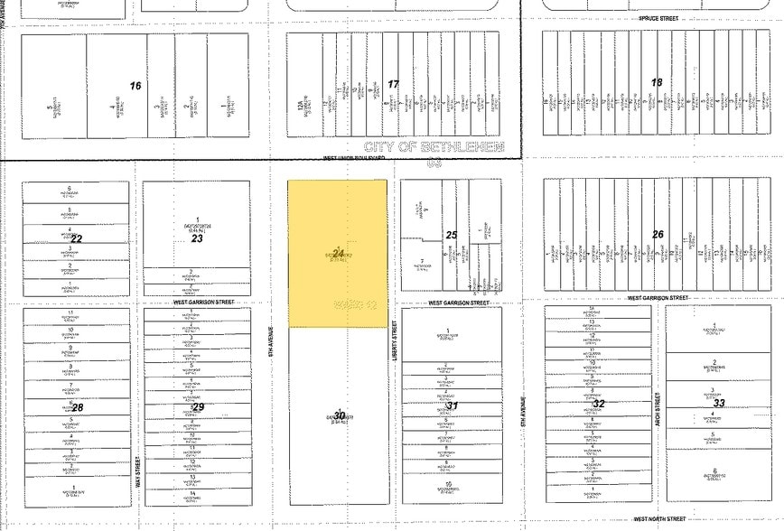 623 W Union Blvd, Bethlehem, PA à louer - Plan cadastral – Image 2 sur 4