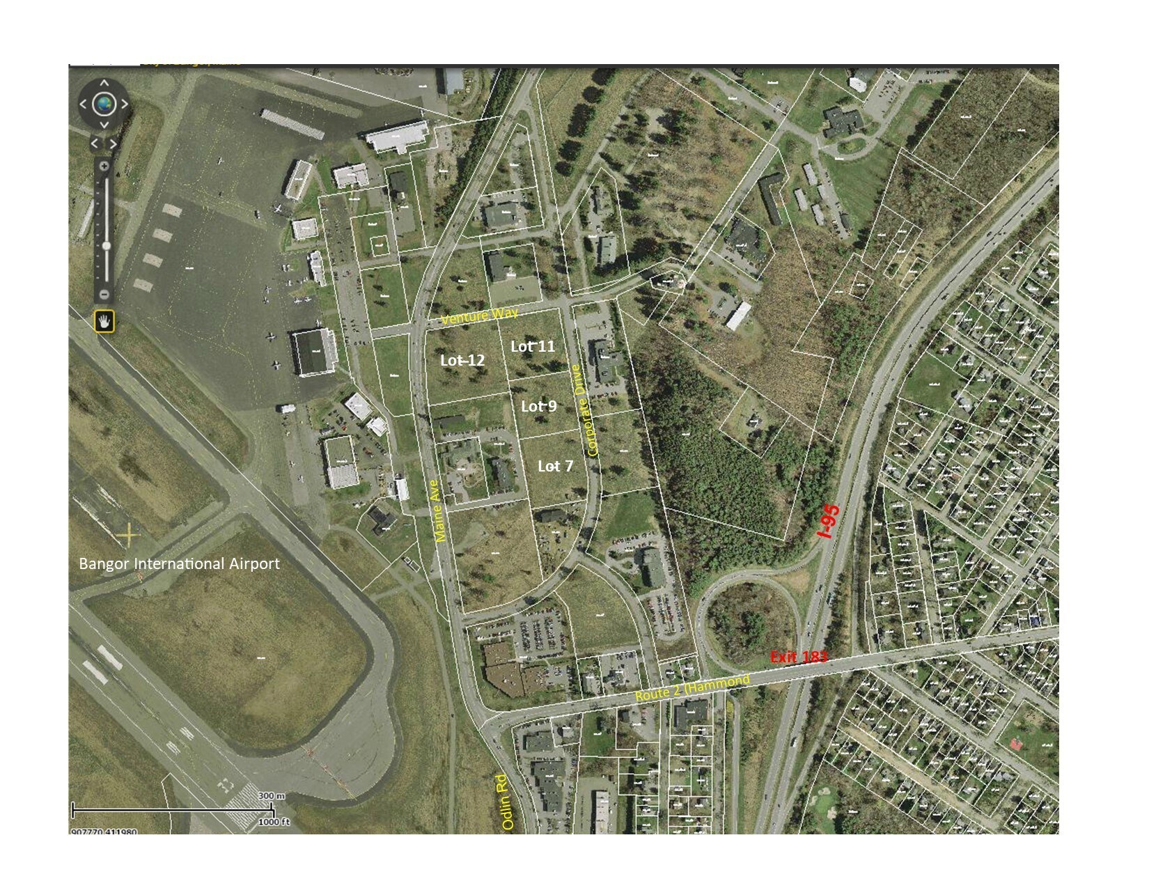 Maine Business Enterprise Park, Bangor, ME à vendre Aérien– Image 1 sur 2