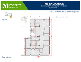 1122 Kenilworth Dr, Towson, MD à louer Plan d’étage– Image 1 sur 1