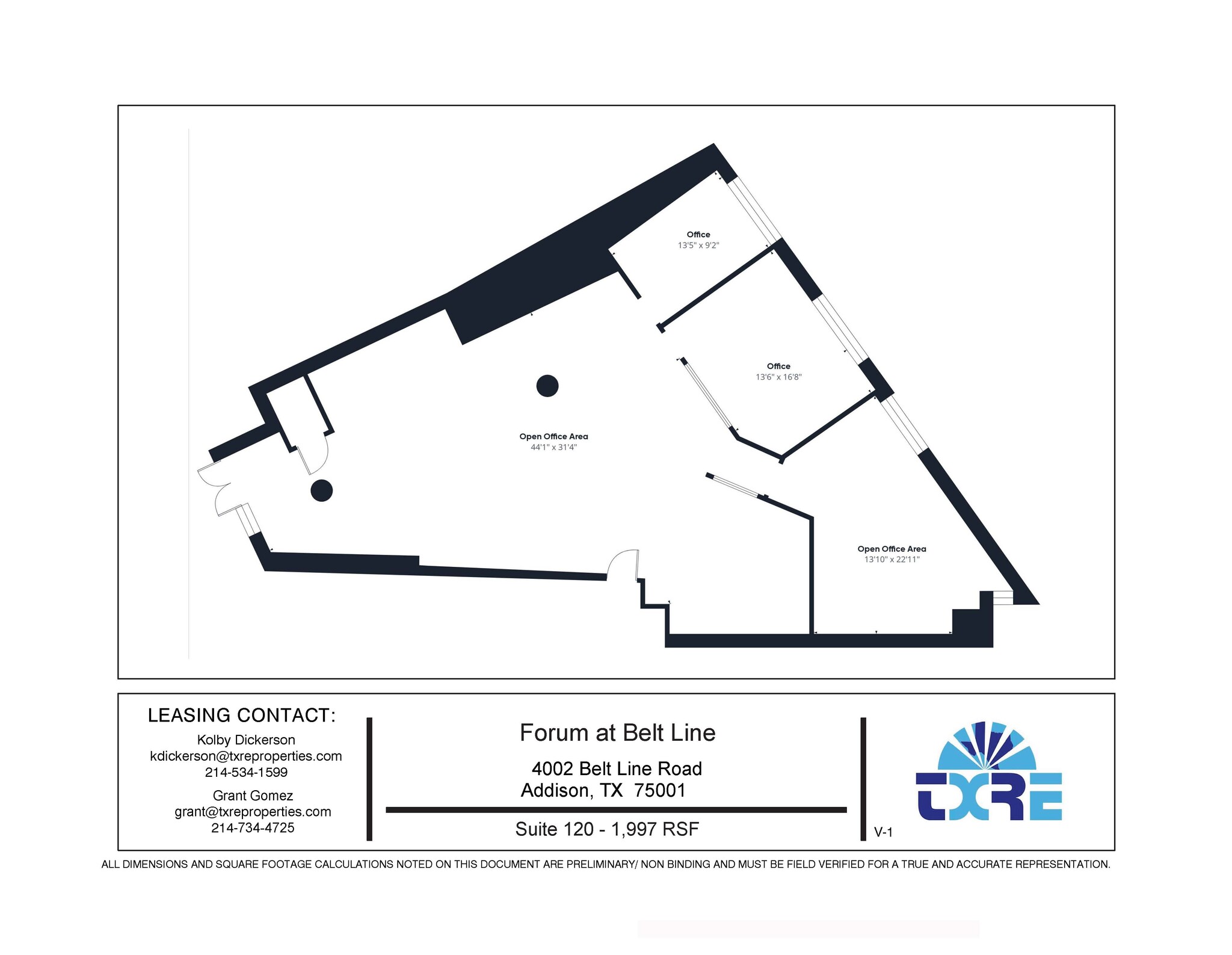 4004 Belt Line Rd, Addison, TX à louer Plan d’étage– Image 1 sur 1