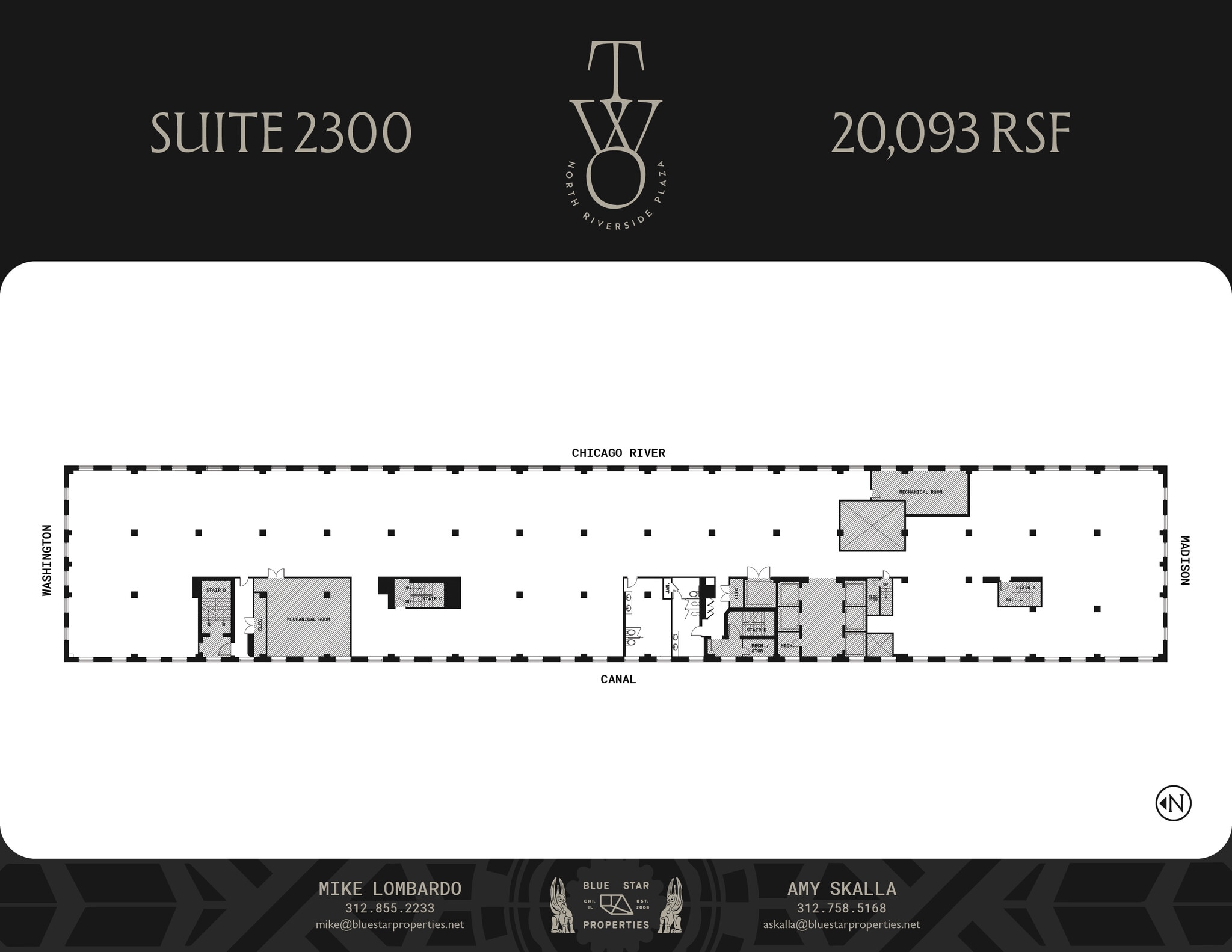 2 N Riverside Plz, Chicago, IL à louer Plan d’étage– Image 1 sur 1