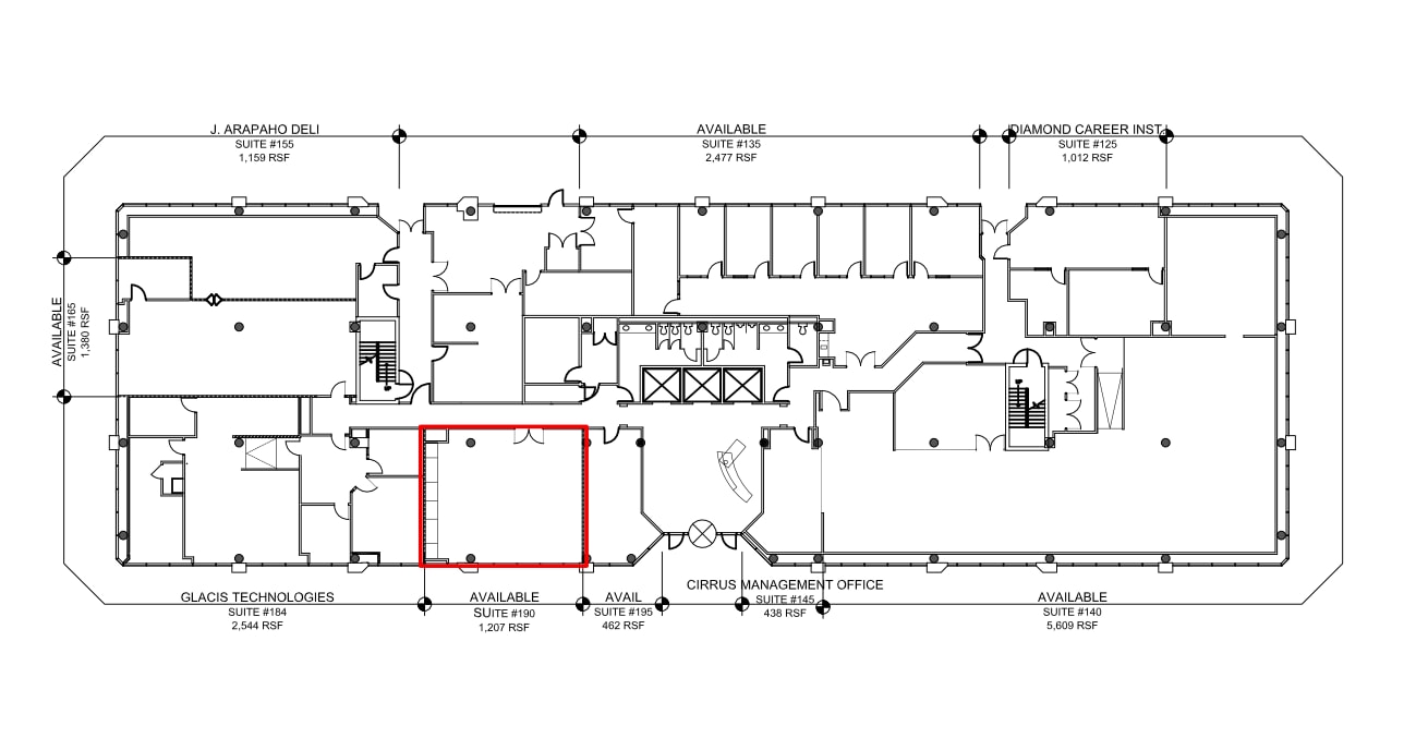 1130 E Arapaho Rd, Richardson, TX à louer Plan d’étage– Image 1 sur 6