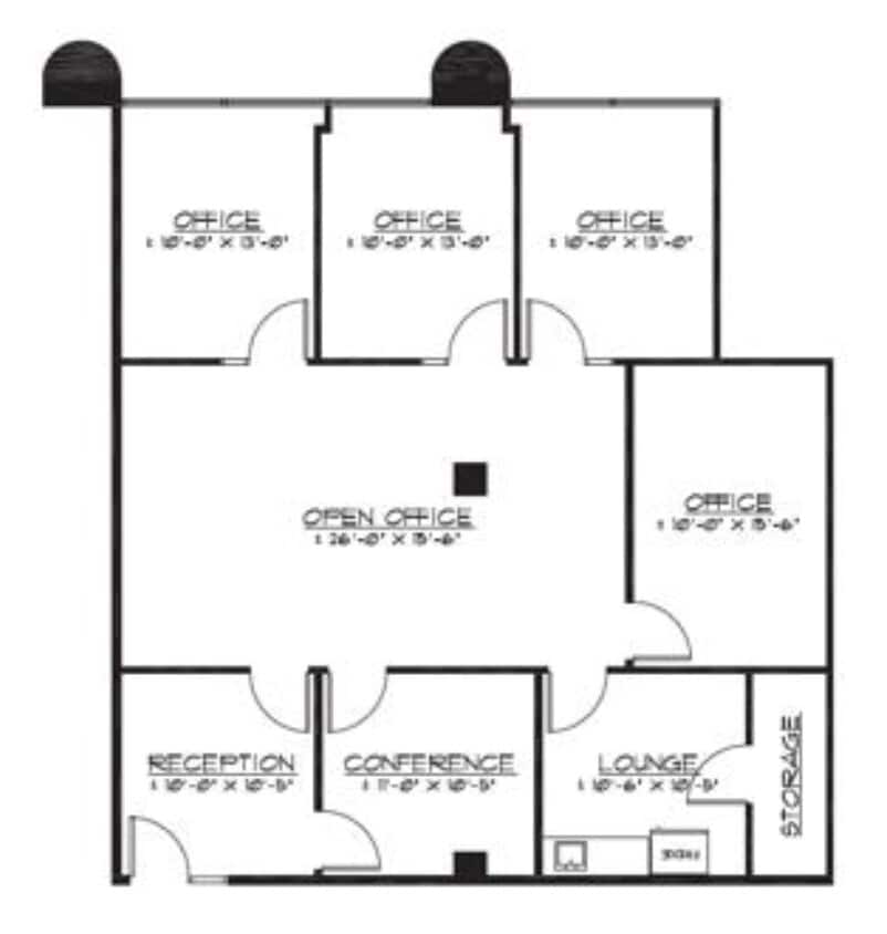 8777 E Via de Ventura, Scottsdale, AZ à louer Plan d’étage– Image 1 sur 1