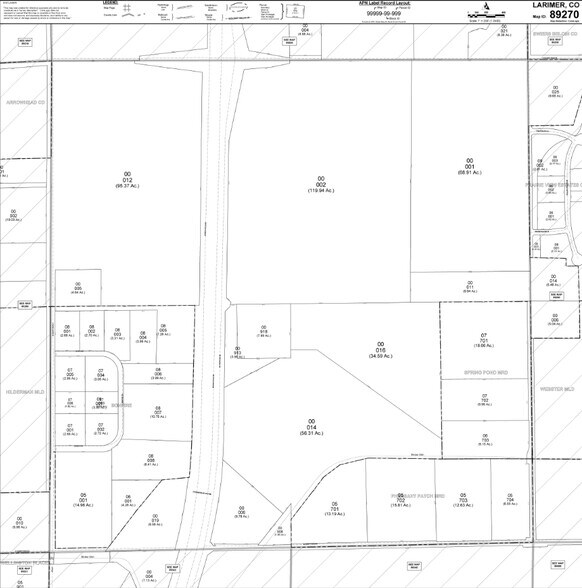 8760 6th St, Wellington, CO à vendre - Plan cadastral – Image 1 sur 2
