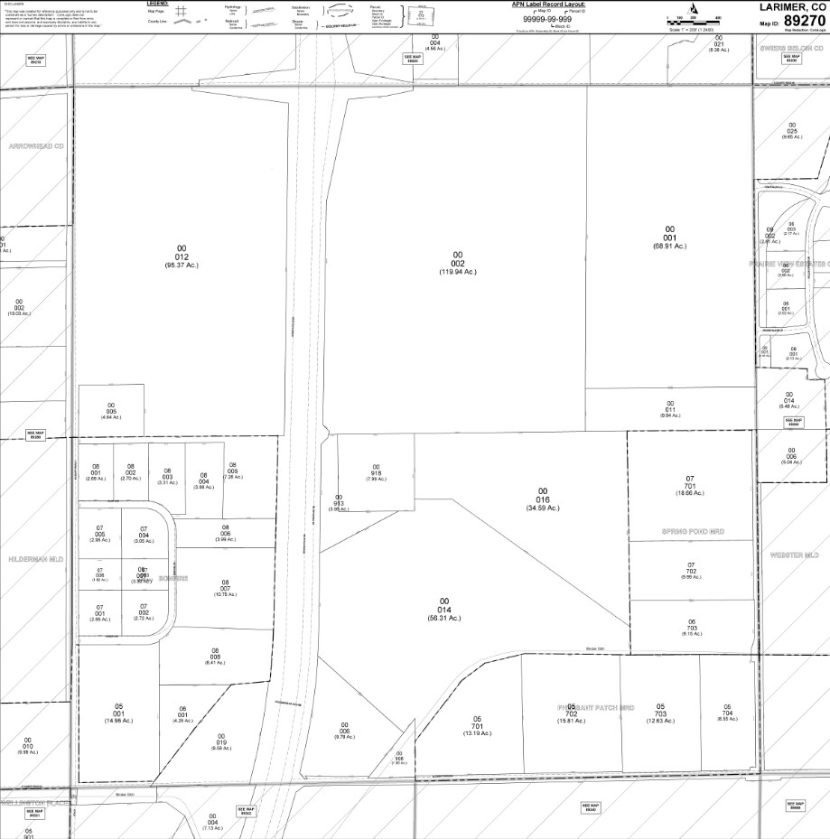 8760 6th St, Wellington, CO à vendre Plan cadastral– Image 1 sur 3