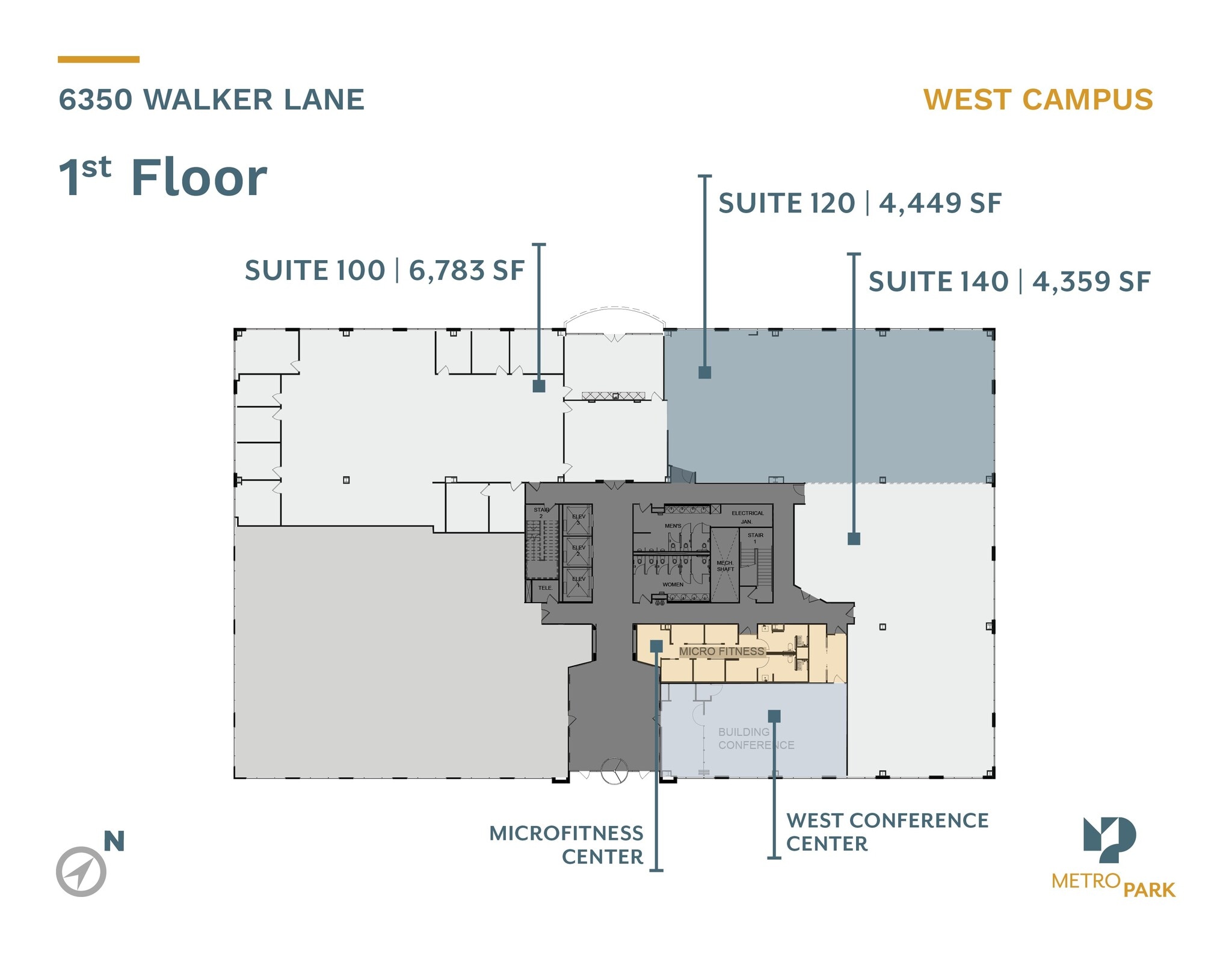 6350 Walker Ln, Alexandria, VA à louer Plan d’étage– Image 1 sur 1
