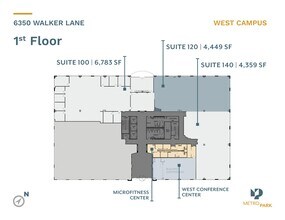 6350 Walker Ln, Alexandria, VA à louer Plan d’étage– Image 1 sur 1