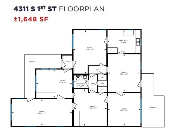 4311 S 1st St, Austin, TX à vendre Plan d’étage– Image 1 sur 1