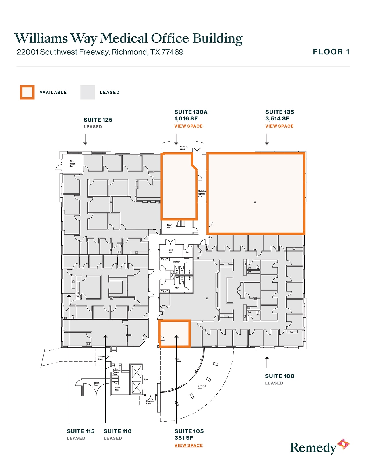 22001 Southwest Freeway, Richmond, TX à louer Plan d’étage– Image 1 sur 6