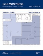 2120 Montrose Blvd, Houston, TX à louer Plan d’étage– Image 1 sur 1