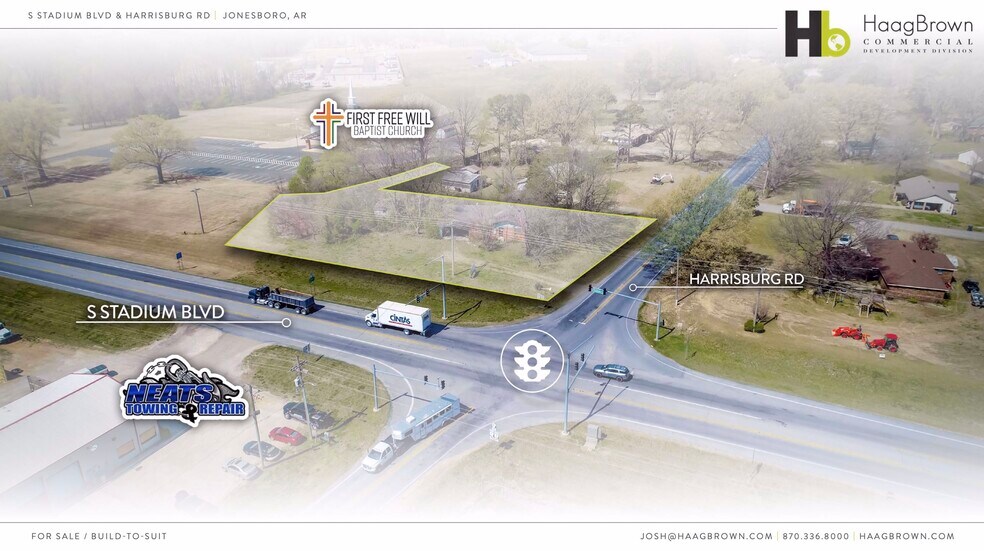 5325 Stadium Blvd, Jonesboro, AR à vendre - Aérien – Image 2 sur 7