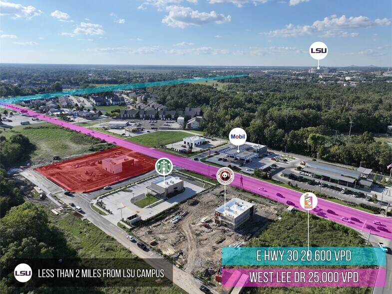 805 W Lee Dr, Baton Rouge, LA à vendre - Photo de l’immeuble – Image 3 sur 3