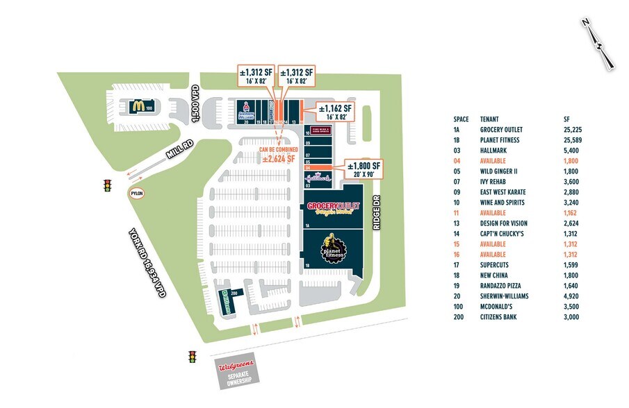 2395 York Rd, Jamison, PA à louer - Plan de site – Image 3 sur 7