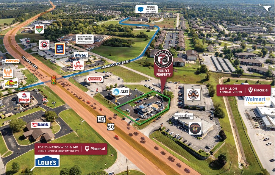 1234 E US 60 Hwy, Republic, MO à vendre - Photo de l’immeuble – Image 3 sur 6