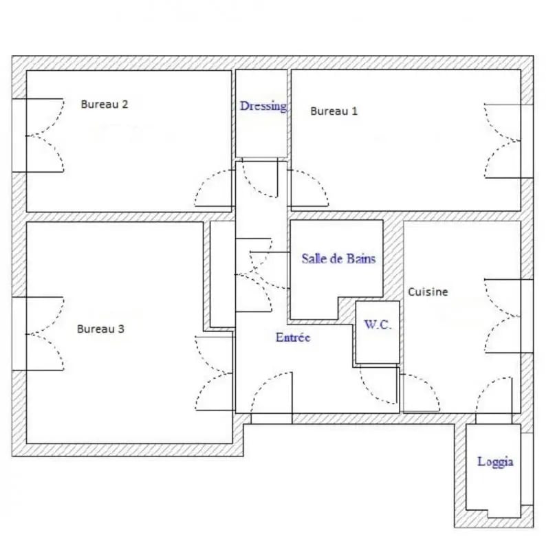 Bureau dans Lyon à vendre Plan d’étage– Image 1 sur 6