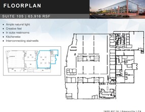 1400 65th St, Emeryville, CA à louer Plan d’étage– Image 1 sur 1