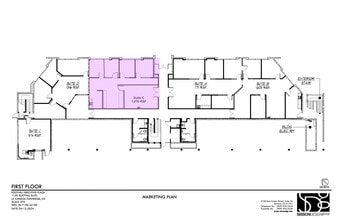 1150 Foothill Blvd, La Cañada Flintridge, CA à louer Plan d’étage type– Image 1 sur 1