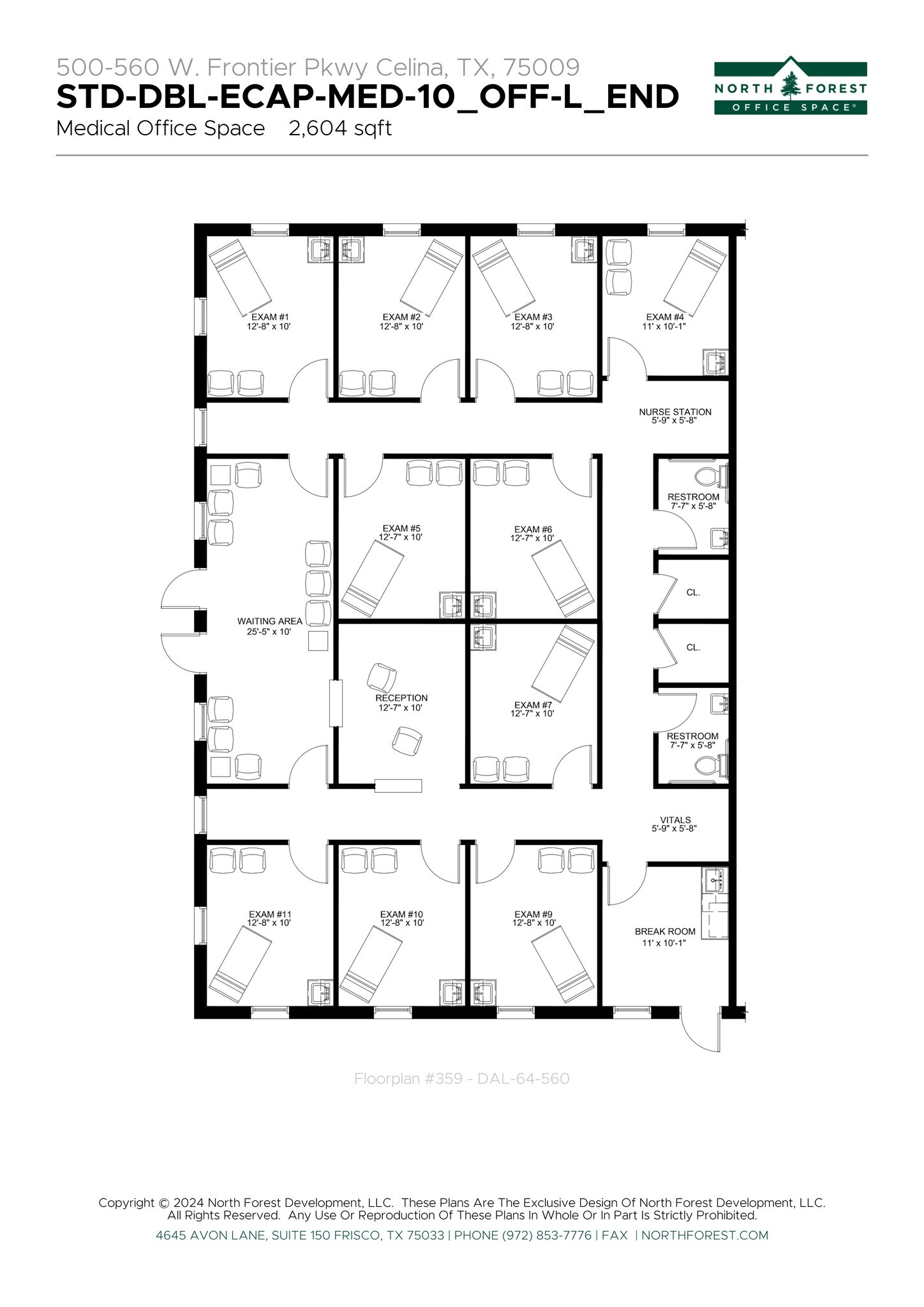 560 W Frontier Pky, Celina, TX à louer Plan de site– Image 1 sur 2