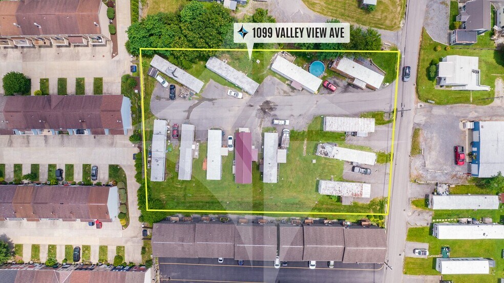 1099 Valley View Ave, Morgantown, WV à vendre - Aérien – Image 2 sur 11