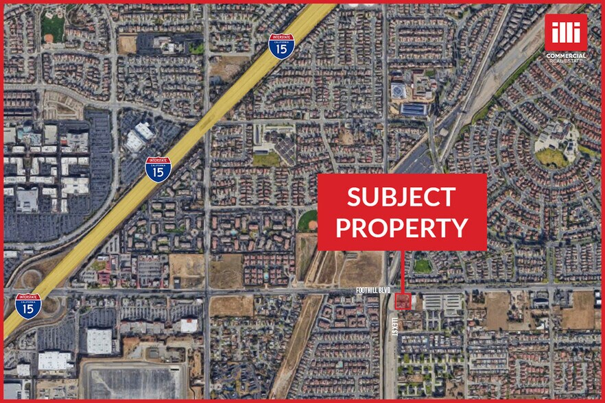 13351 Foothill Blvd, Fontana, CA à louer - Aérien – Image 2 sur 3