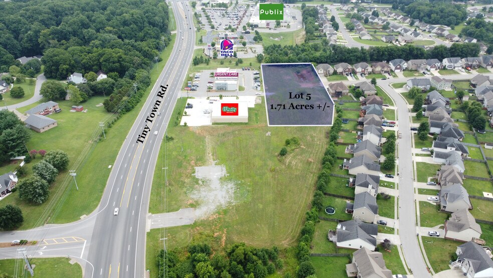Lot 5 Tiny Town, Clarksville, TN à vendre - Aérien – Image 3 sur 12