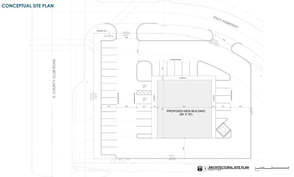 SEC of Country Club Rd & Pavy Pkwy, El Reno, OK à louer - Plan de site – Image 2 sur 3
