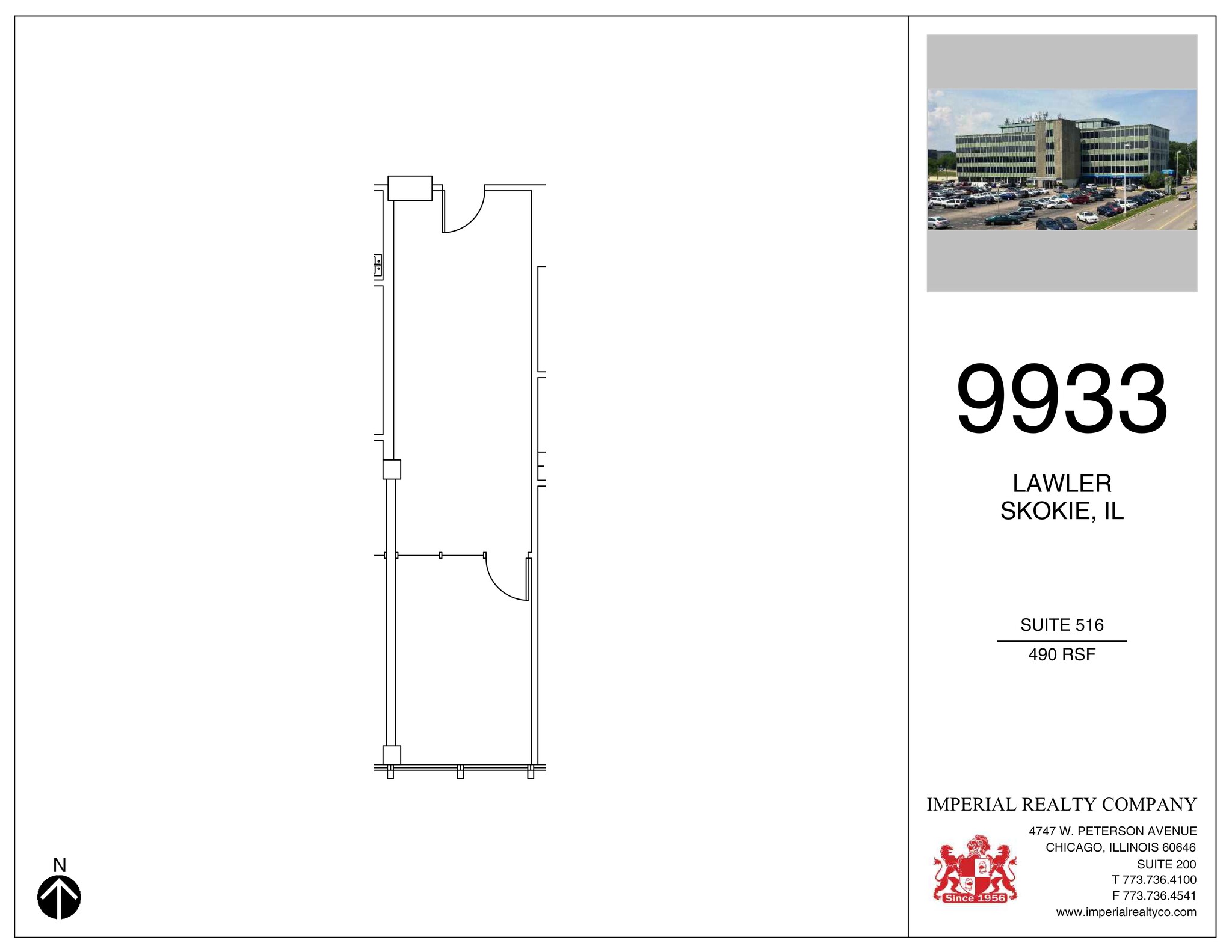 9933 Lawler Ave, Skokie, IL à louer Plan de site– Image 1 sur 1