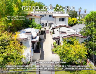 Plus de détails pour 1727 Bellevue Ave, Los Angeles, CA - Logement à vendre