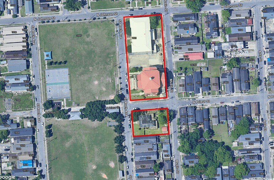1927 Saint Roch Ave, New Orleans, LA à vendre - Aérien – Image 2 sur 2
