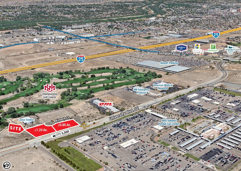 1610 & 1620 Airtech Ct SE, Albuquerque, NM à vendre - Photo de l’immeuble – Image 2 sur 3