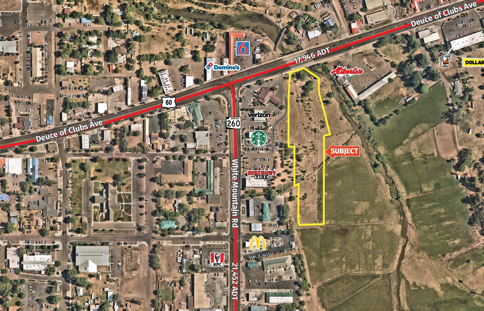 SEC Deuce of Clubs & White Mountain Rd, Show Low, AZ à vendre Photo principale– Image 1 sur 2