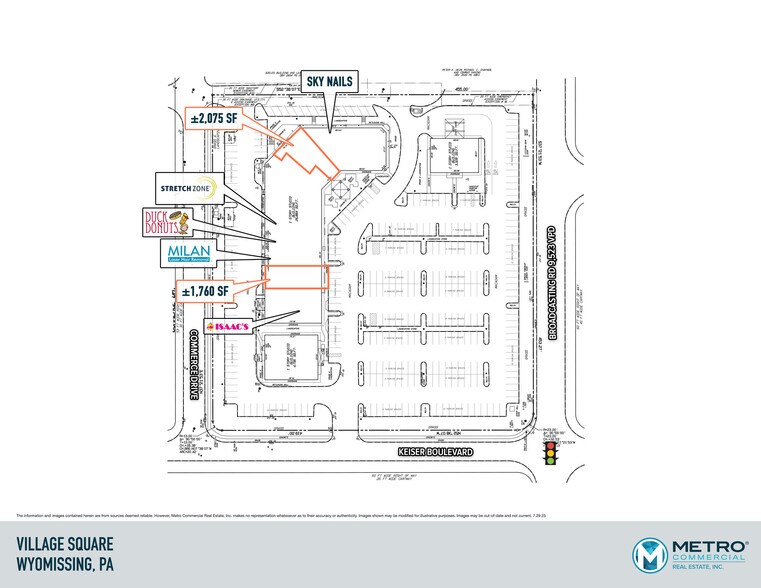 70-92 Commerce Dr, Wyomissing, PA à louer - Plan d’étage – Image 2 sur 9