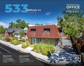 Plus de détails pour 533 California Ave, Reno, NV - Bureau à vendre
