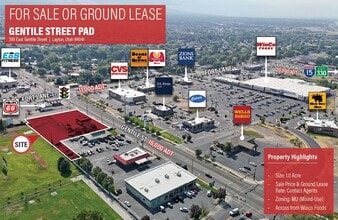 377 E Gentile St, Layton, UT - Vue aérienne vue de carte