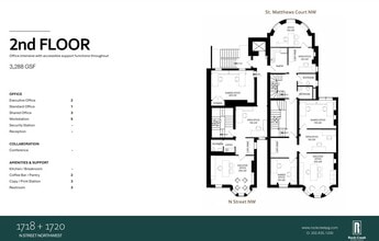 1718-1720 N St NW, Washington, DC à vendre Plan d’étage– Image 1 sur 1