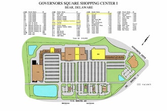 901-1397 Governor's Pl, Bear, DE à louer Plan de site– Image 1 sur 1