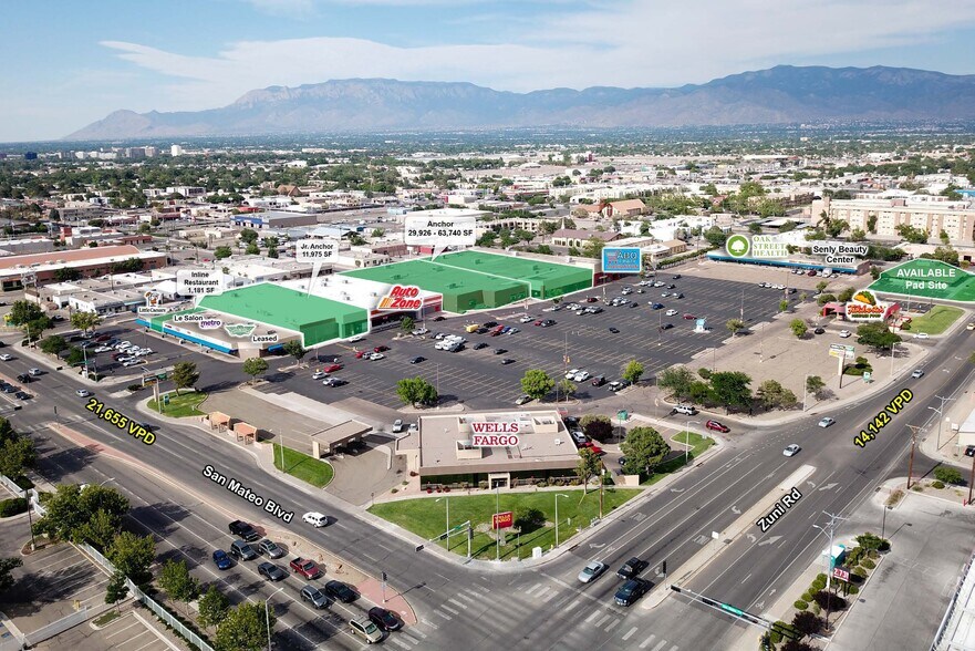 5555 Zuni Rd SE, Albuquerque, NM à louer - Photo de l’immeuble – Image 1 sur 12