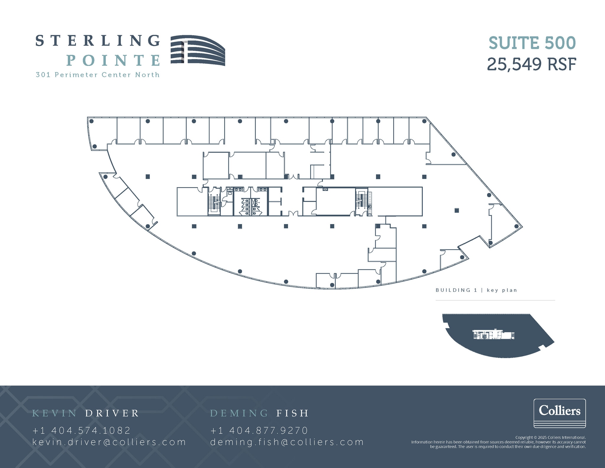 301 Perimeter Ctr N, Atlanta, GA à louer Plan d’étage– Image 1 sur 1