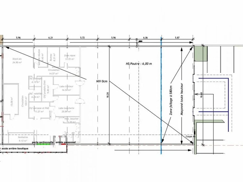 Local commercial dans Clermont-Ferrand à louer - Plan d’étage – Image 3 sur 4