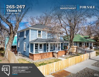 Plus de détails pour 265 Thoma St, Reno, NV - Logement à vendre