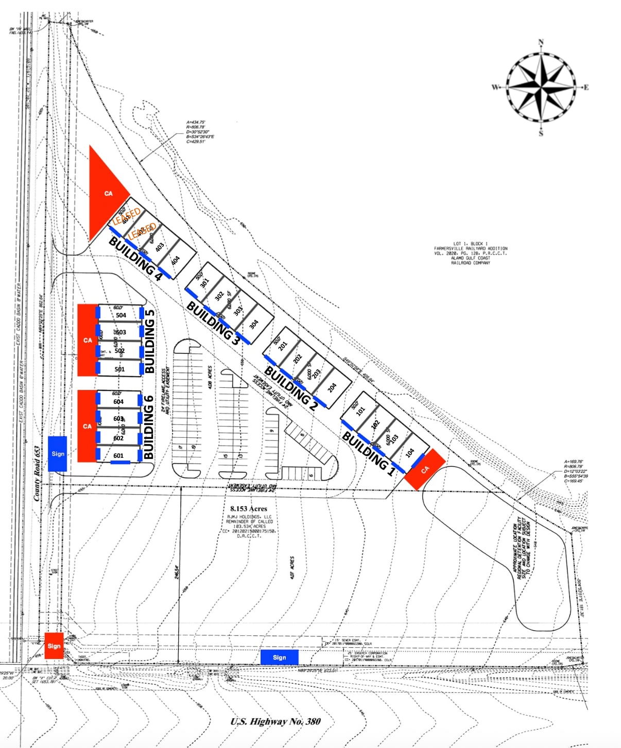 HWY 380 & FM 653, Farmersville, TX à louer Plan de site– Image 1 sur 5