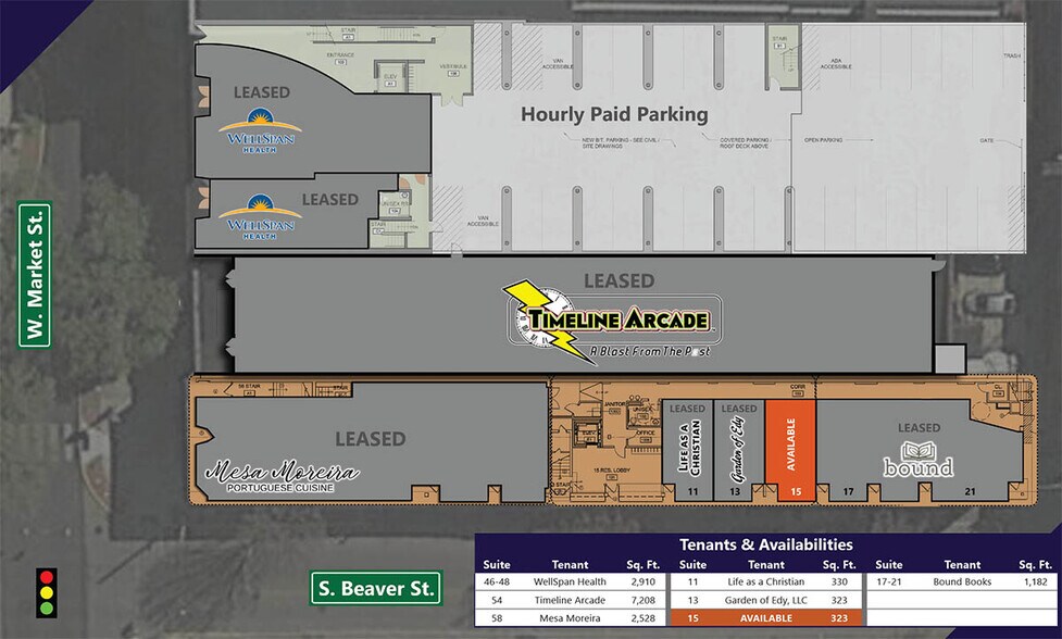 56-58 W Market St, York, PA à louer - Plan de site – Image 2 sur 6